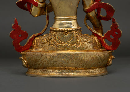 White Tara Statue | Buddhist Altar & Spiritual Decor