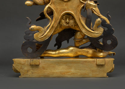 Four Arm Mahakala Statue