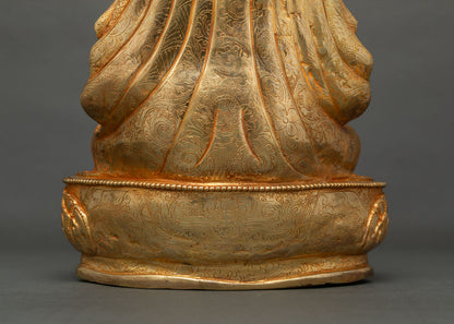 Guru Tsokye Dorje Statue for Meditation & Prayer | Handmade Nepal Art