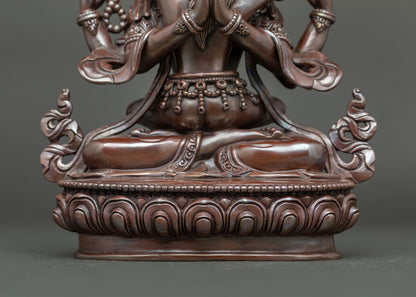 Chenrezig Statue | Handcrafted Nepalese Buddhist Artwork