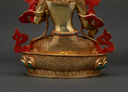 White Tara Statue | Seven-Eyed Goddess of Healing & Long Life