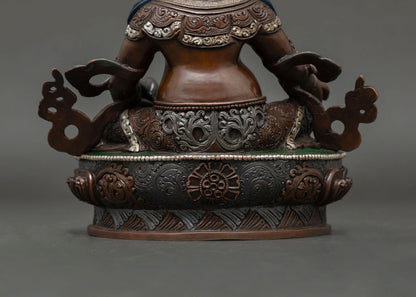 Dzambhala Statue – Handcrafted Wealth Deity Copper Sculpture