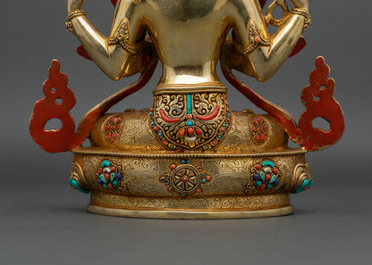 Chenrezig Statue | Traditional Nepalese Craftsmanship