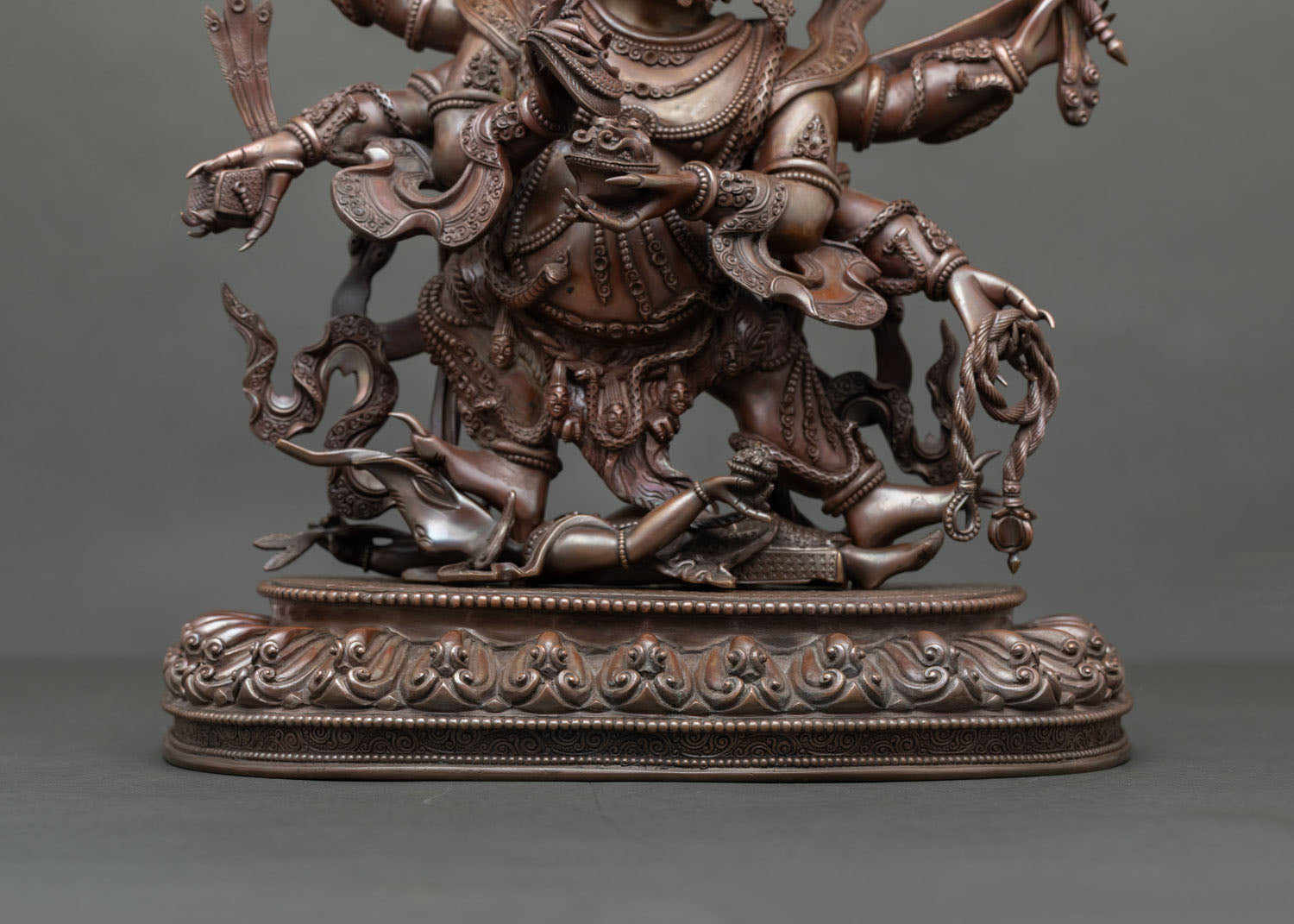 Six Armed Mahakala | Vajrayana Wrathful Protector Statue