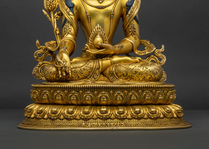 Premium Ksitigarbha Statue | Buddhist Sculpture from Nepal