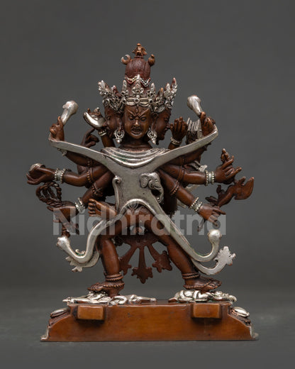 Kalachakra Statue | Handcrafted Buddhist Deity Sculpture from Nepal