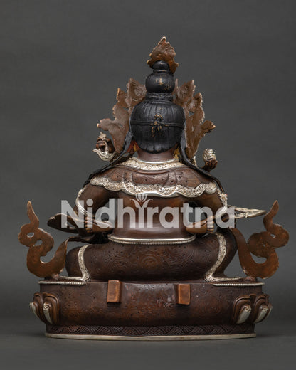 Red Dzambhala Statue