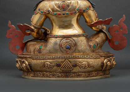 Jambhala Copper Statue | High-Quality Tibetan Buddhist Sculpture