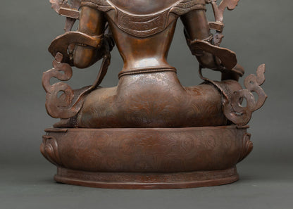 Green Tara Statue