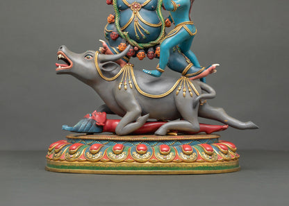 Yamantaka Statue | Sacred Vajrayana Wrathful Protector