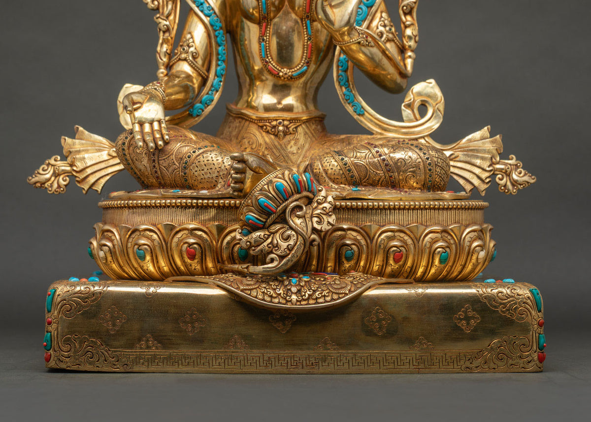 Green Tara Statue