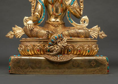 Green Tara Statue