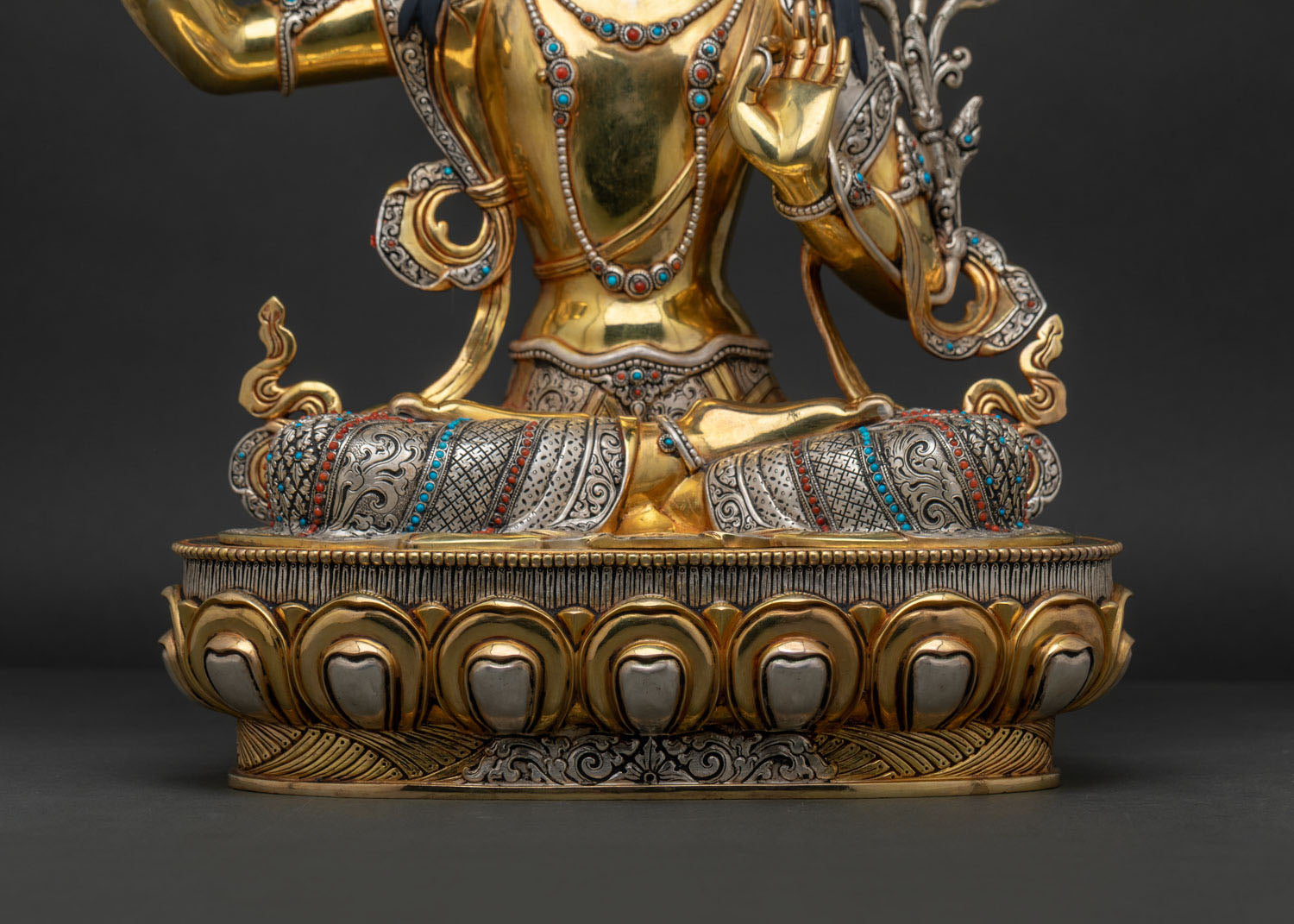 Bodhisattva Manjushri Figurine | Spiritual Meditation Statue