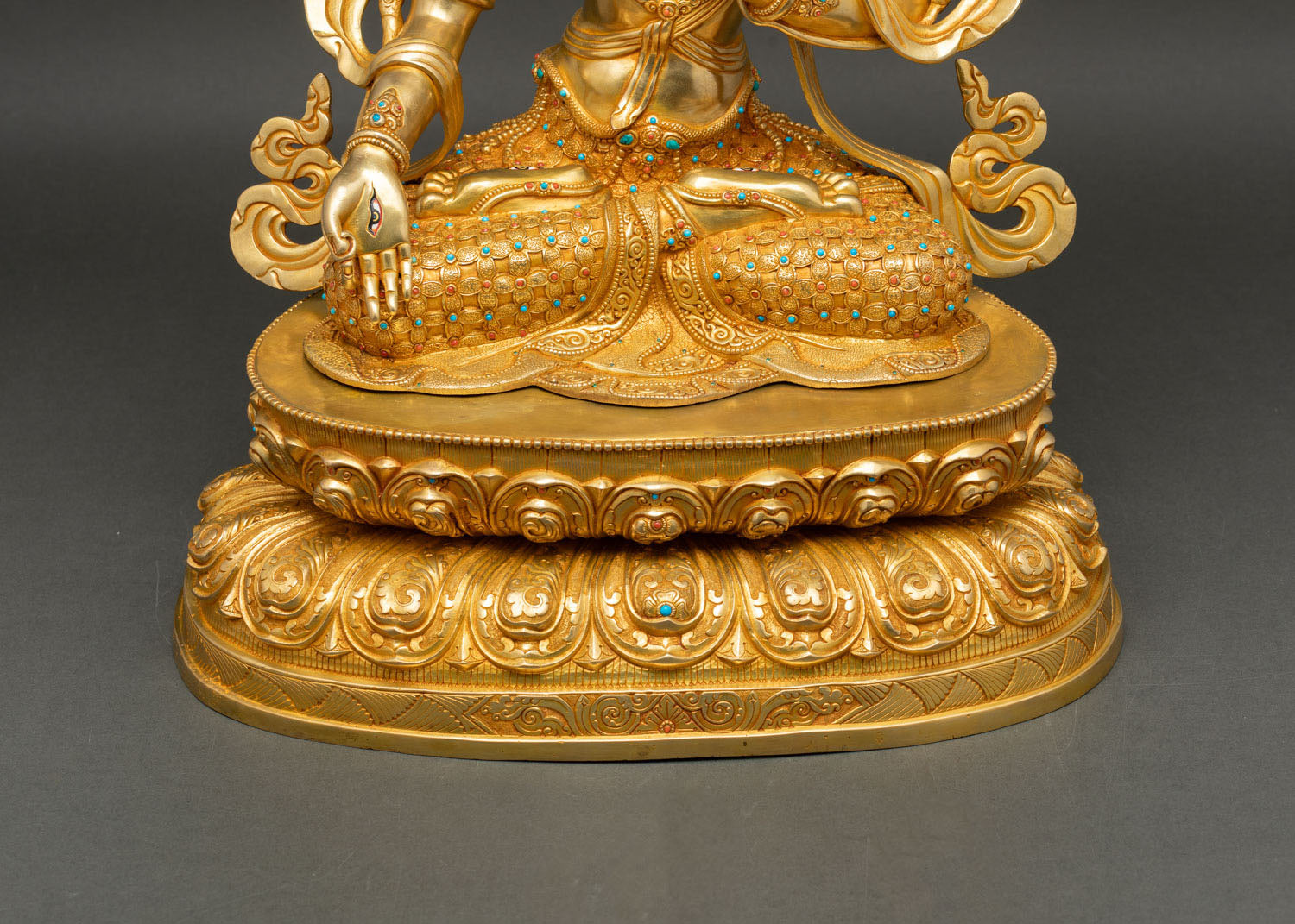 Beautiful White Tara | Himalayan Meditation Copper Sculpture