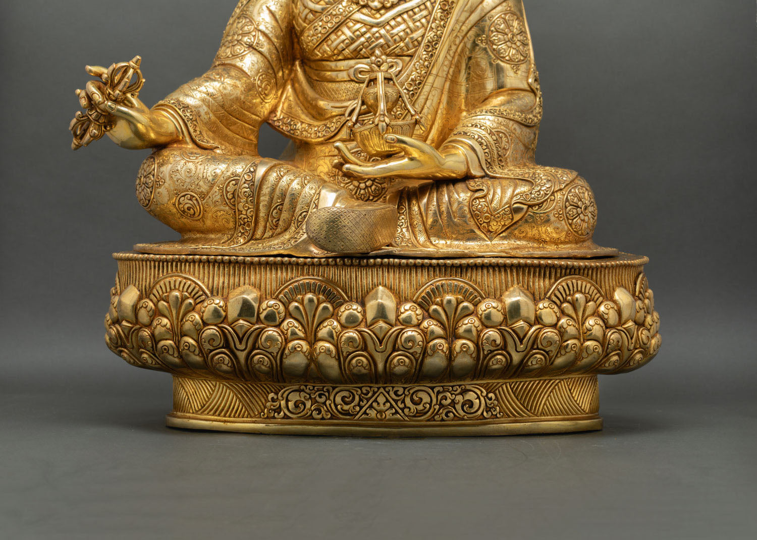 Guru Rinpoche Statue | Vajra Master Copper Sculpture