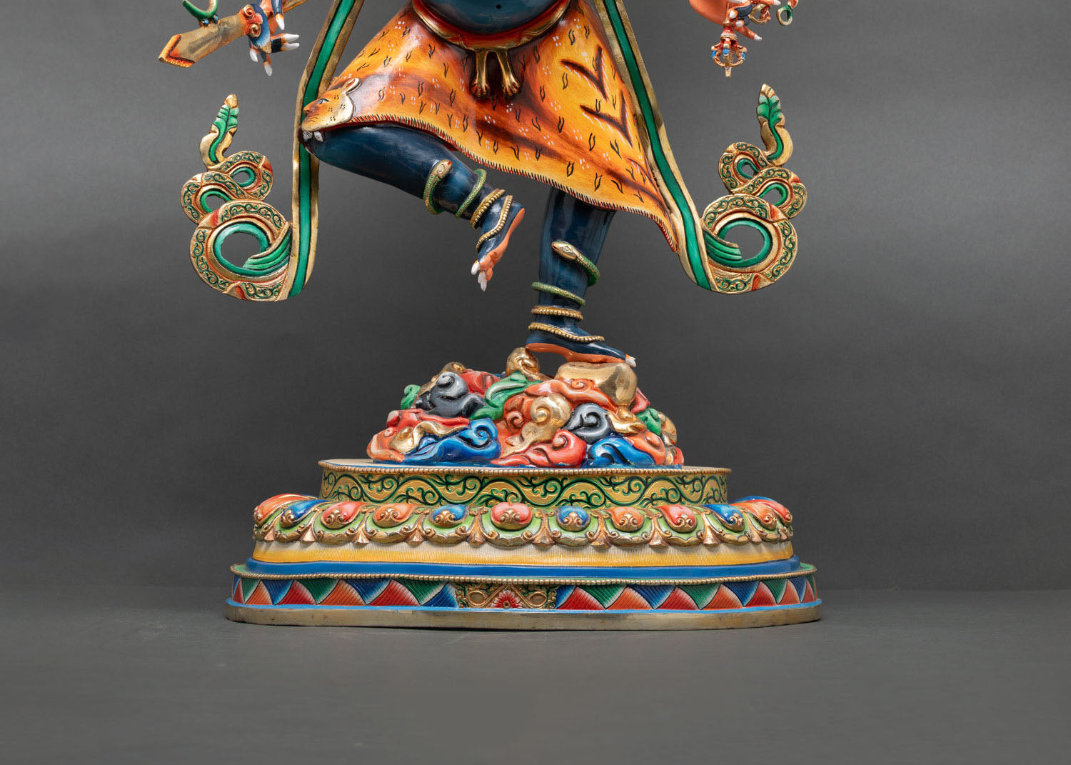 Ucchusma Statue | Wrathful Buddhist Guardian Deity