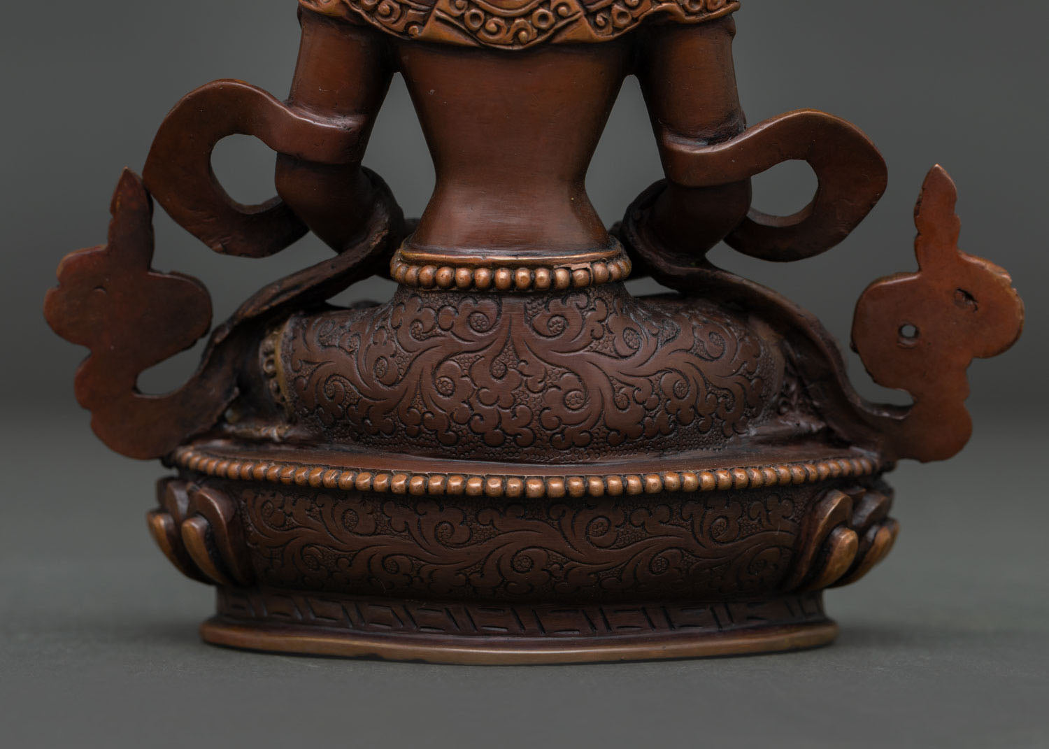 Oxidized Amitayus Statue | Sacred Buddhist Sculpture