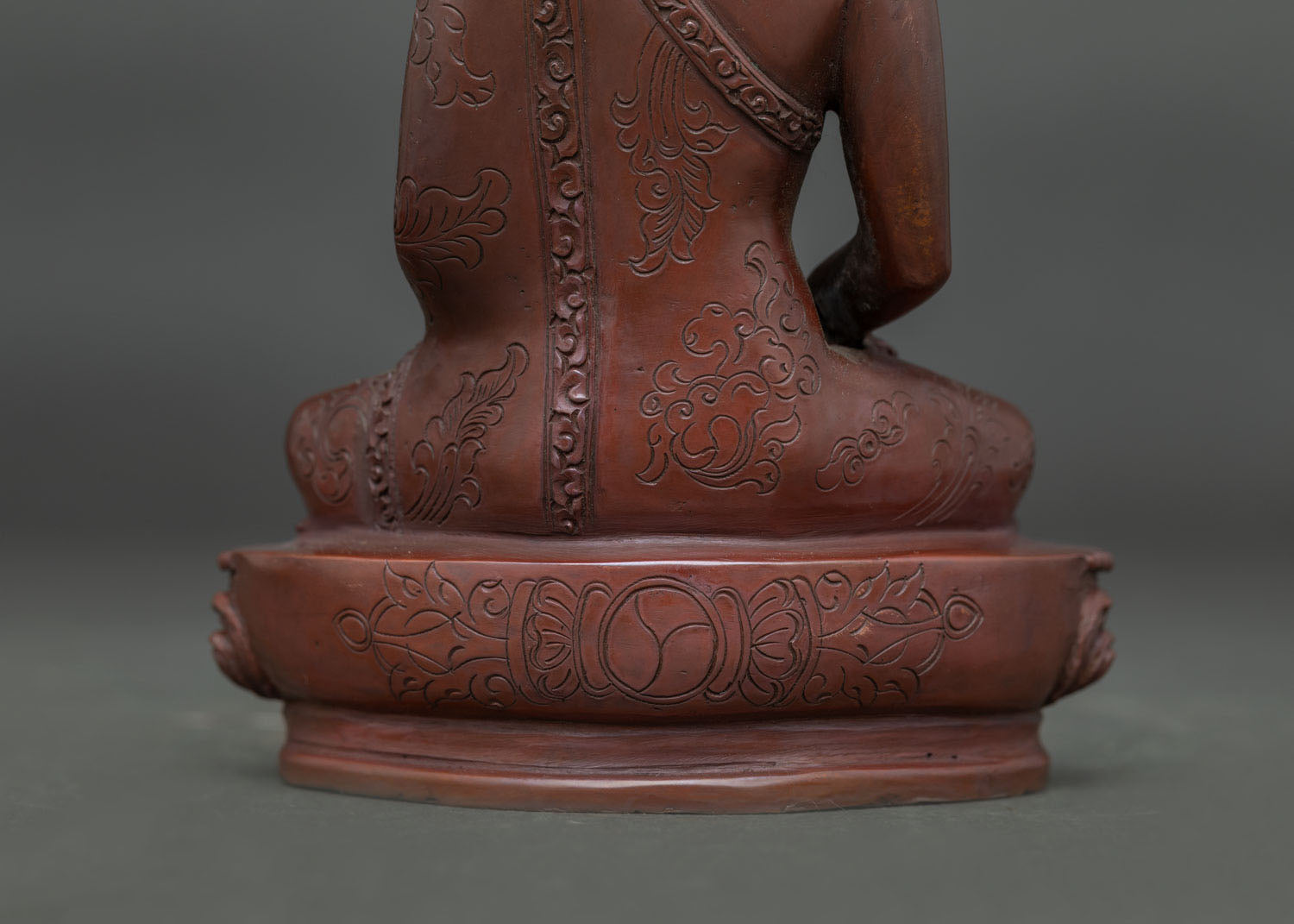 Oxidized Amitabha Buddha Statue | Exquisite Buddhist Altar Sculpture