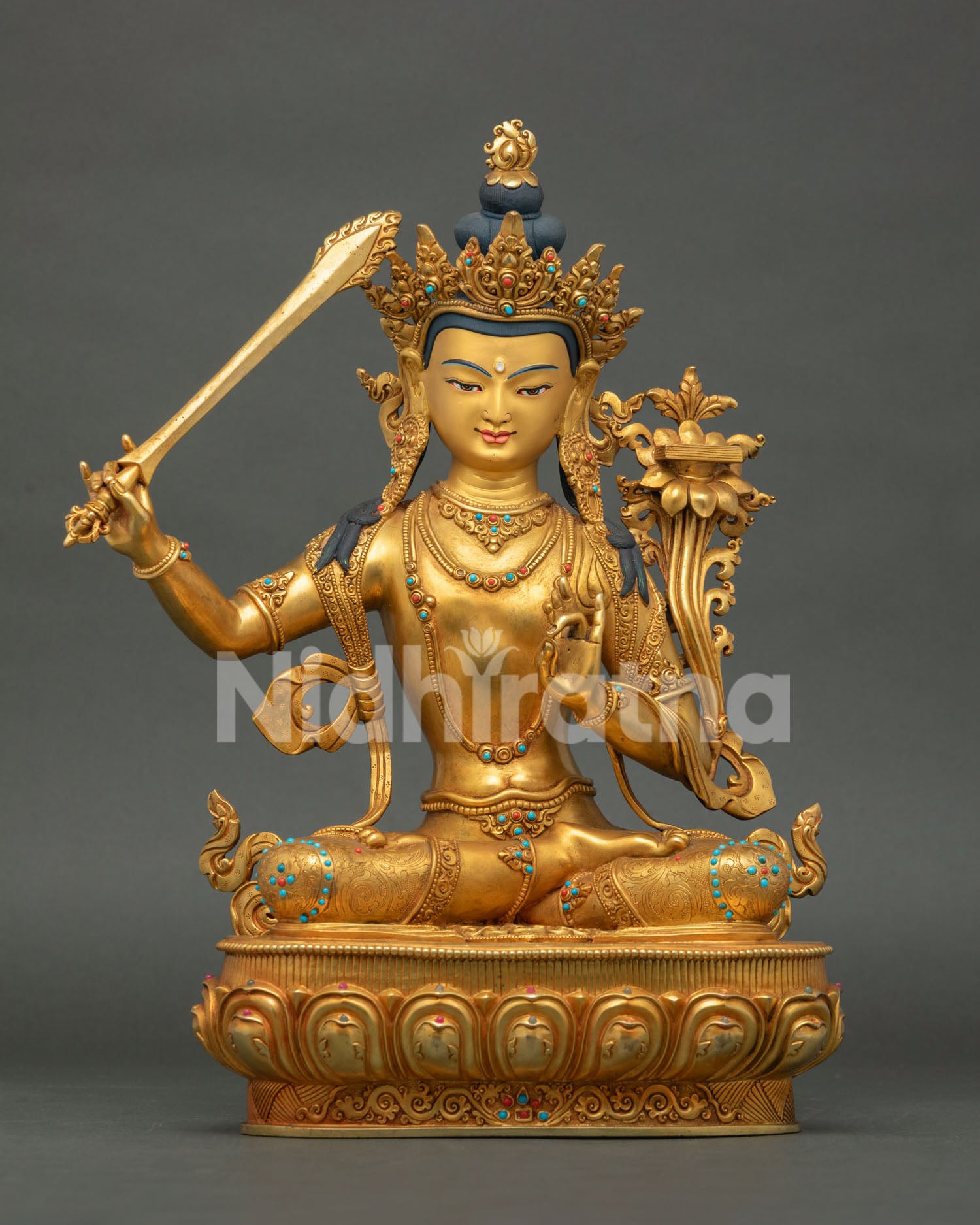 Manjushri Statue | Tibetan Buddhist God of Wisdom