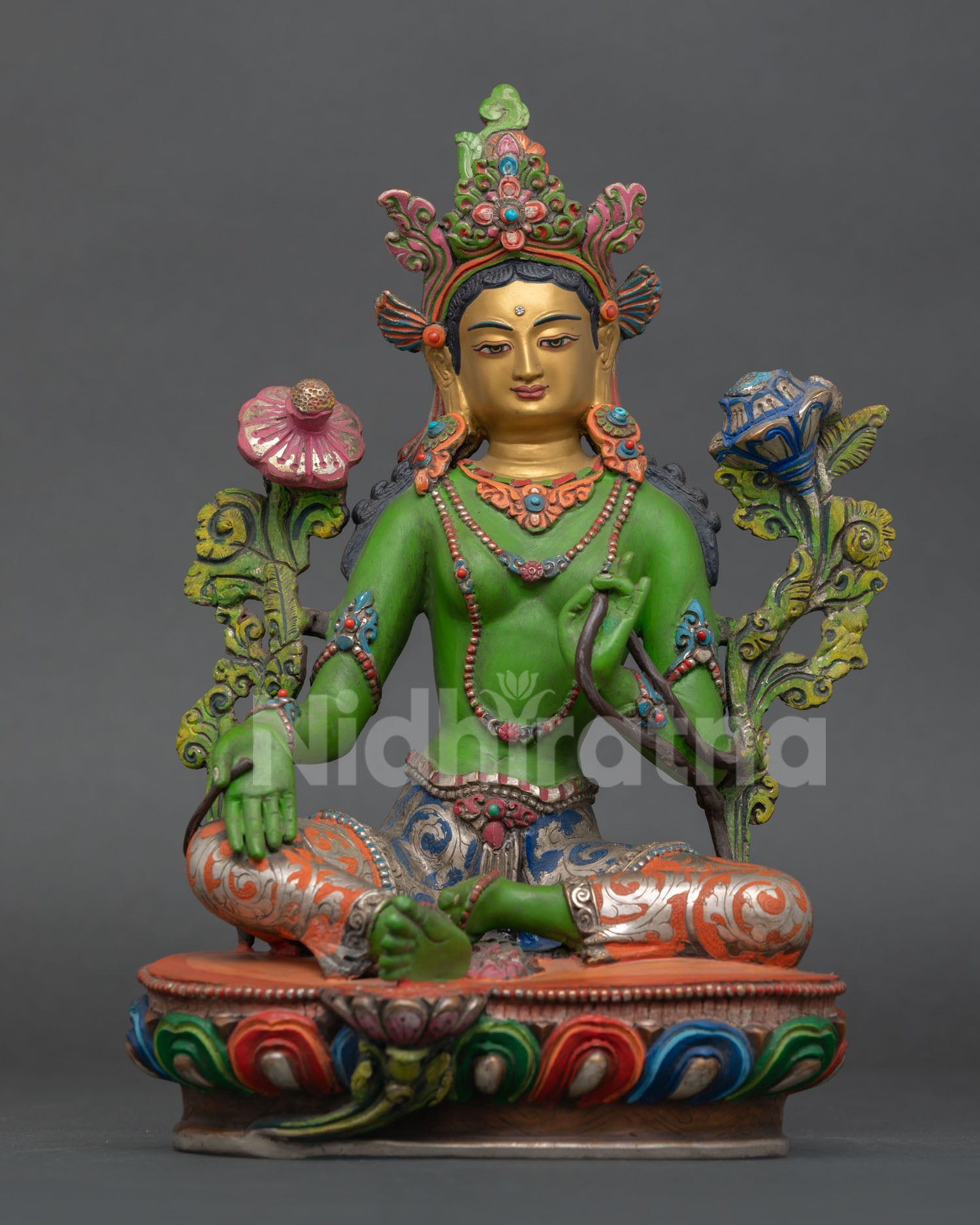 Green Tara Statue