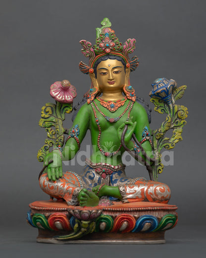 Green Tara Statue