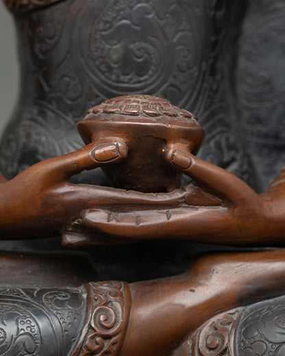 Amitabha Buddha Statue | Lost Wax Casting Copper Art