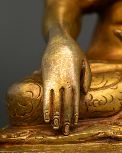 Shakyamuni Buddha Statue | Handmade Buddhist Deity Sculpture