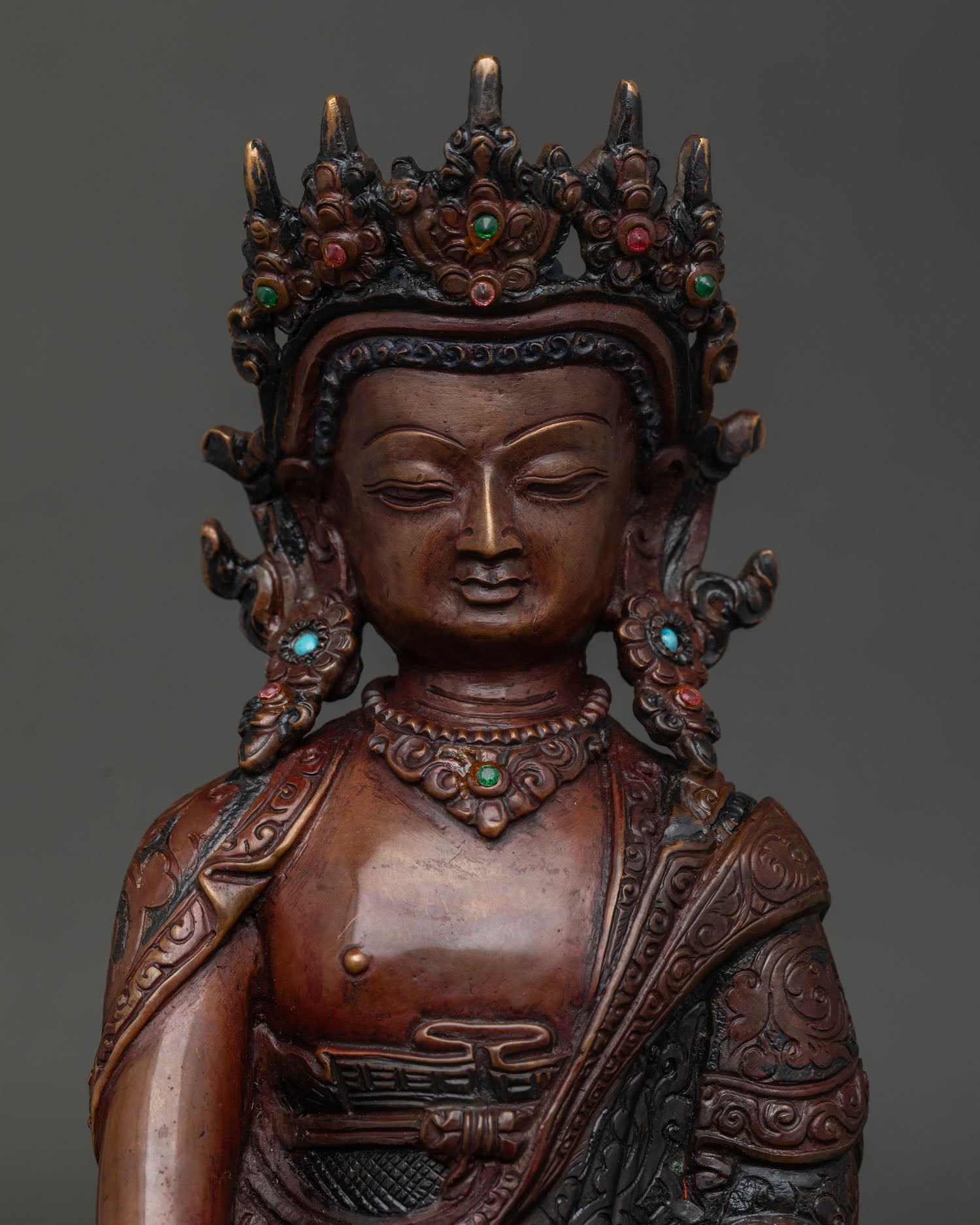 Crown Shakyamuni Buddha Statue