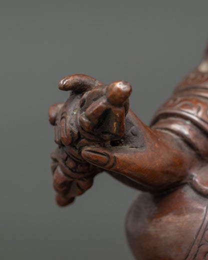 Guru Rinpoche Statue | Newari Crafted Buddhist Master Sculpture