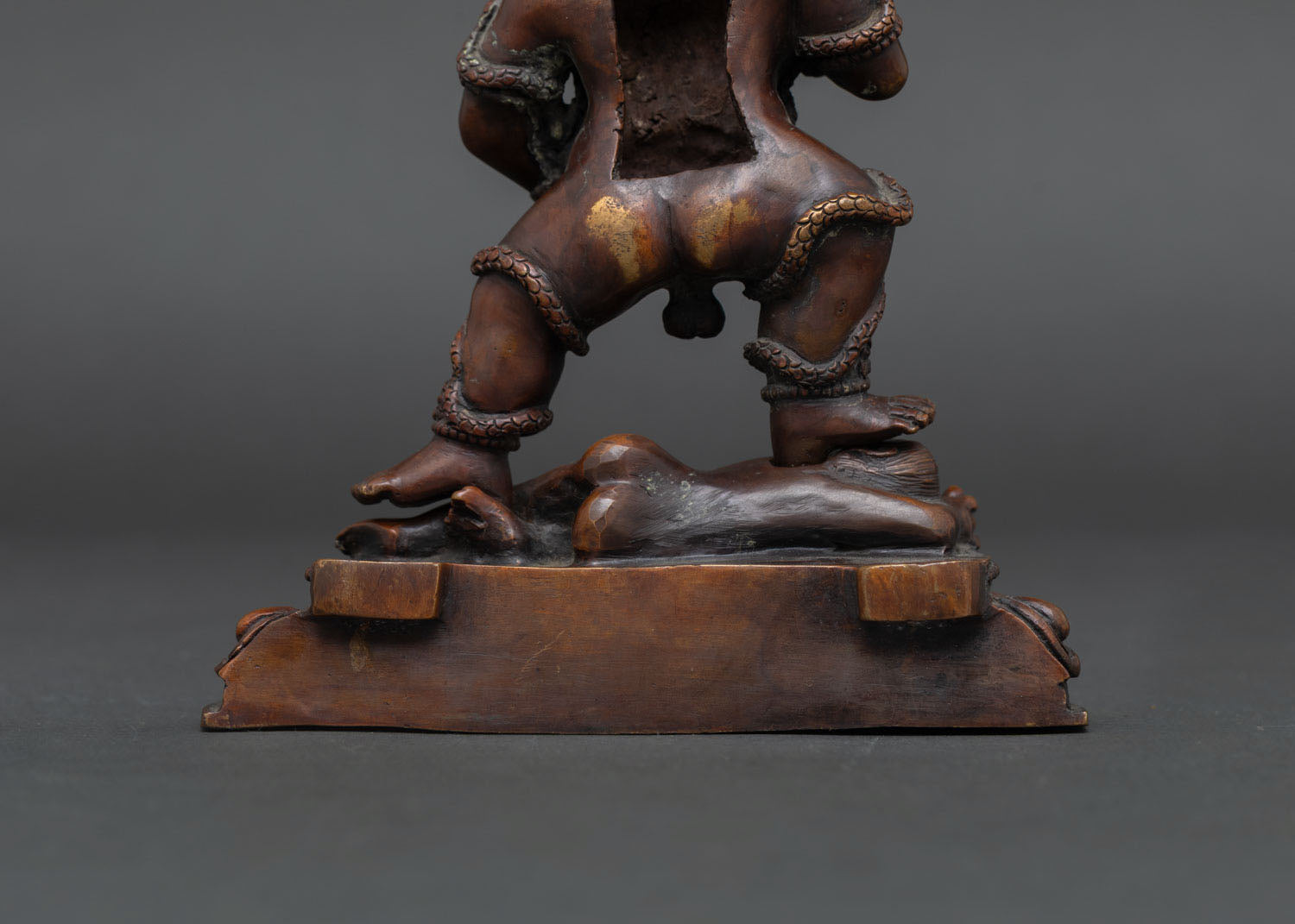 Black Dzambhala Statue | Vajrayana Wealth Deity Figure