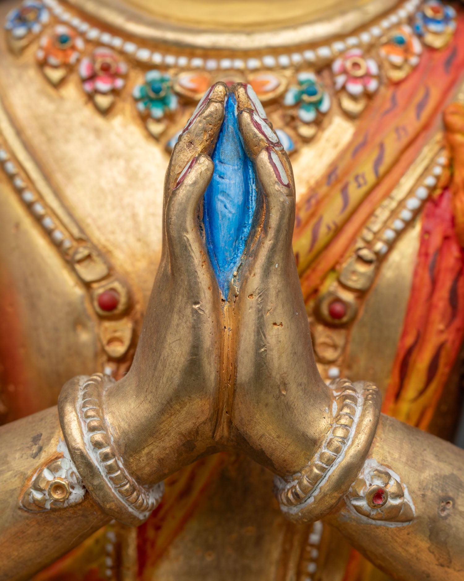 Chenrezig Buddhist Statue | Handcrafted Buddhist Sculpture from Patan Nepal