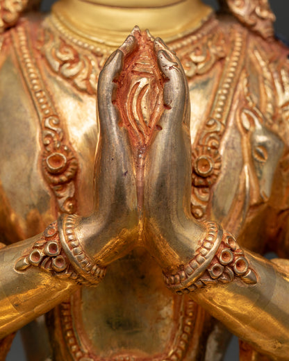 Handcrafted Chenrezig Statue | Symbol of Compassion and Mercy