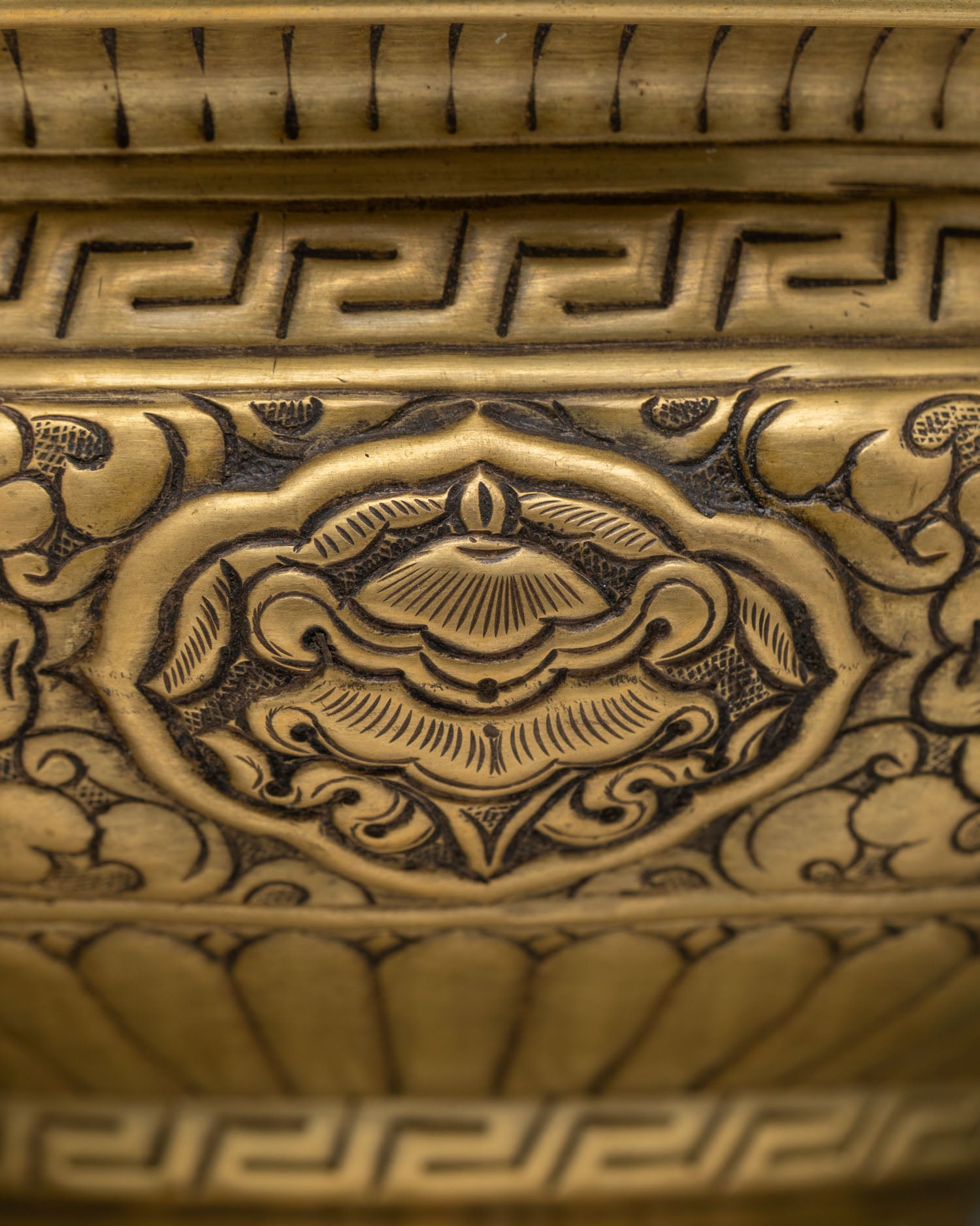 Food Offering Bowl | Handcrafted Brass Buddhist Ritual Vessel