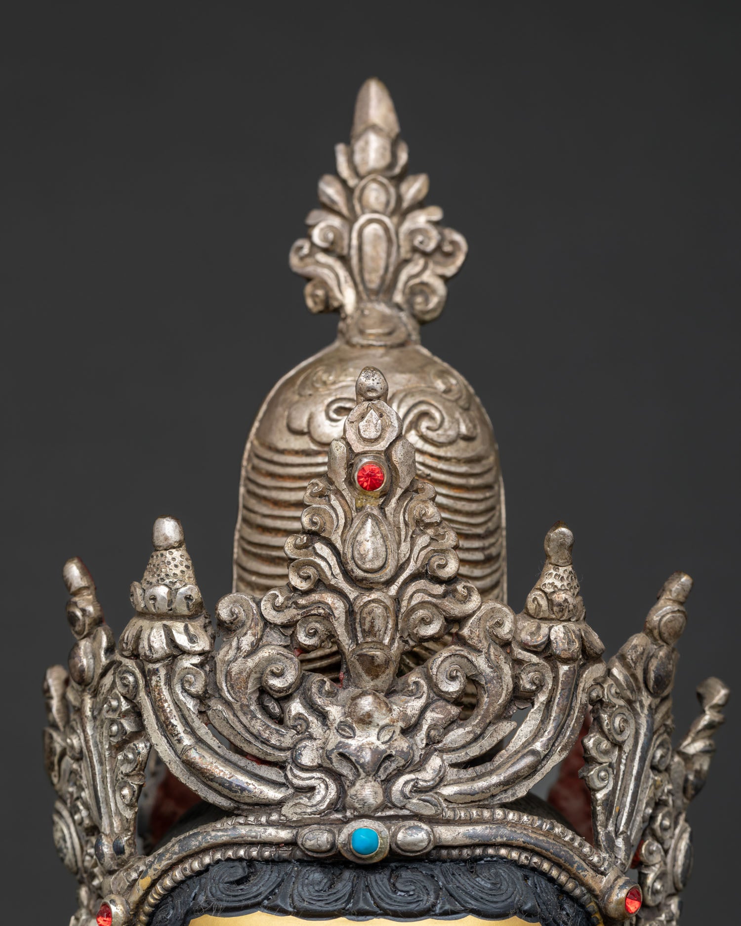 Crowned Shakyamuni Buddha Statue | Tibetan Buddhist Artwork