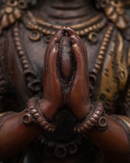 Seven Bodhisattvas Statue Set | Handmade Buddhist Sculptures