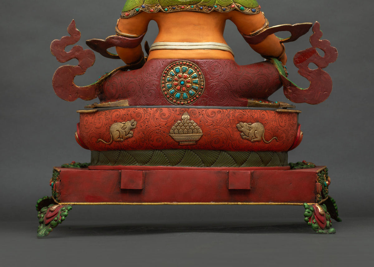 Dzambhala With Throne