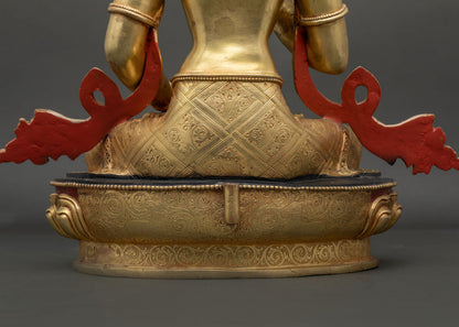 Majestic Vajrasattva Statue – Meditation and Purification Figure
