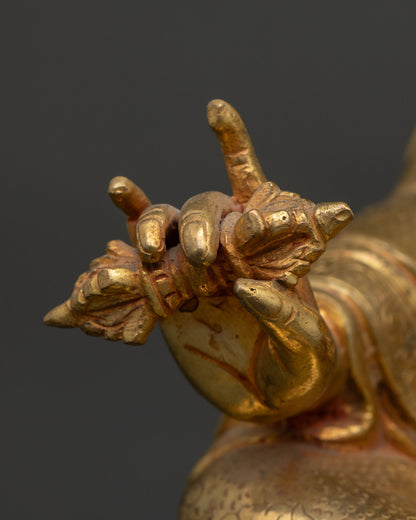 Exquisite Guru Rinpoche Statue for Your Altar | Handcrafted in Nepal