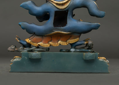 Mahakala Bernagchen Statue | Lost Wax Cast Sacred Artwork