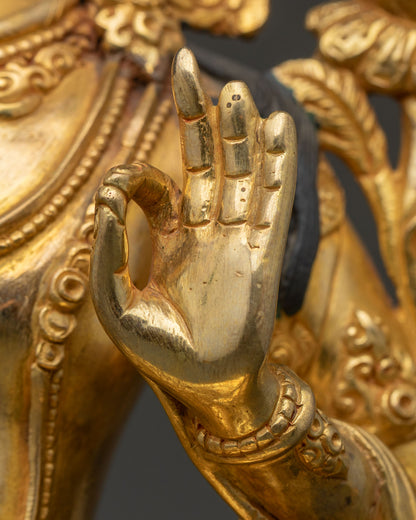 Manjushri Statue | Handcrafted Nepalese Buddhist Artwork