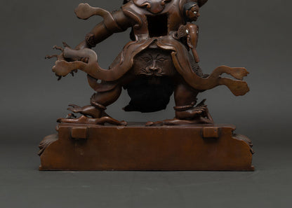 Guru Dragpo Statue | Sacred Buddhist Guardian Artwork