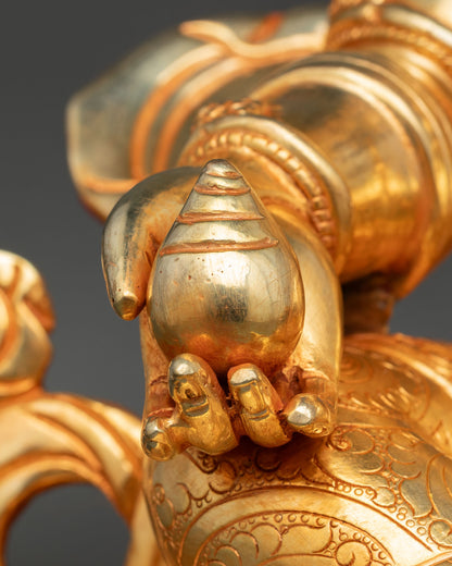 Dzambhala Statue | Zen-Inspired Buddhist Artwork