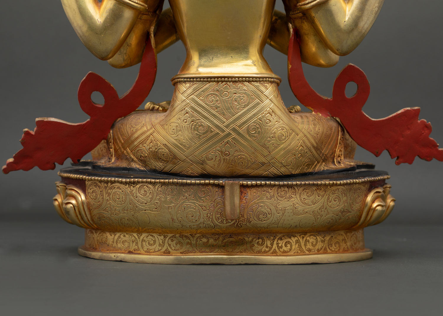Luxurious Chenrezig Statue | Four-armed Avalokiteshvara Meditation Art