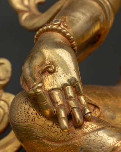 Mother Green Tara Statue | Handcrafted Buddhist Art from Nepal