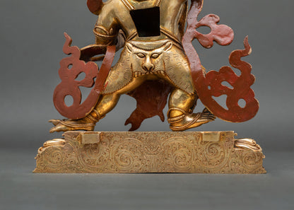 Vajrapani Statue | Buddhist Protector Deity Sculpture from Nepal
