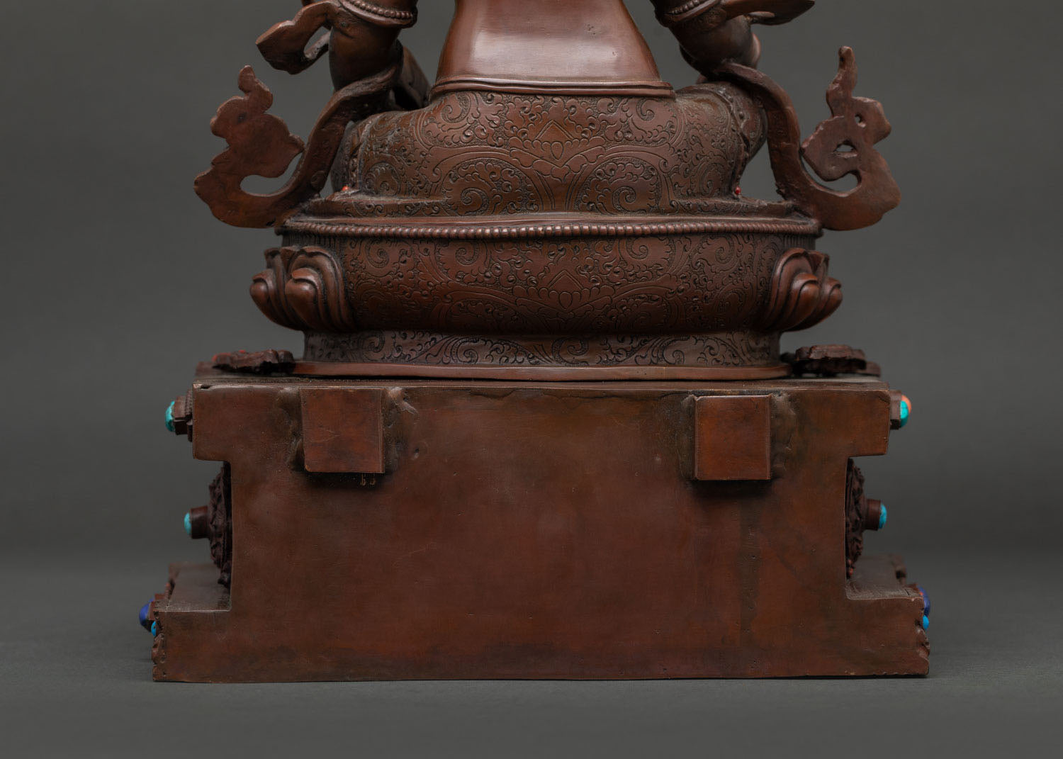 Dzambhala With Throne Statue