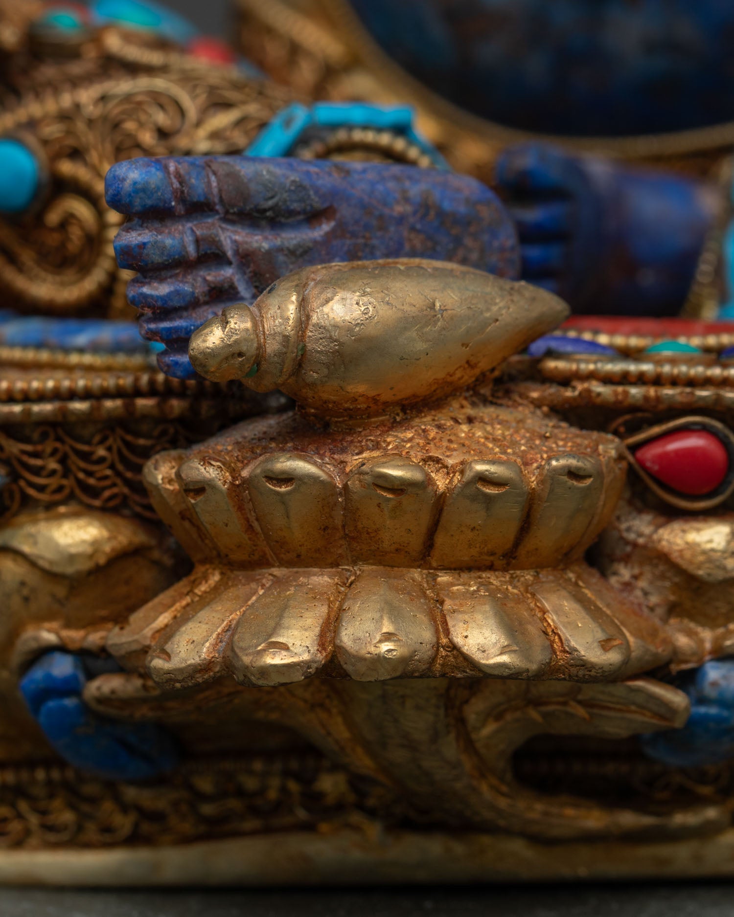 Dzambhala Statue | Sacred Vajrayana Wealth Deity Art