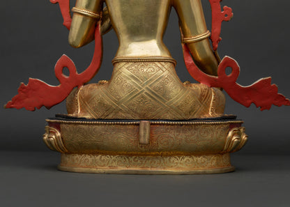 Seven-Eyed White Tara Statue | High-Quality Authentic Buddhist Figure