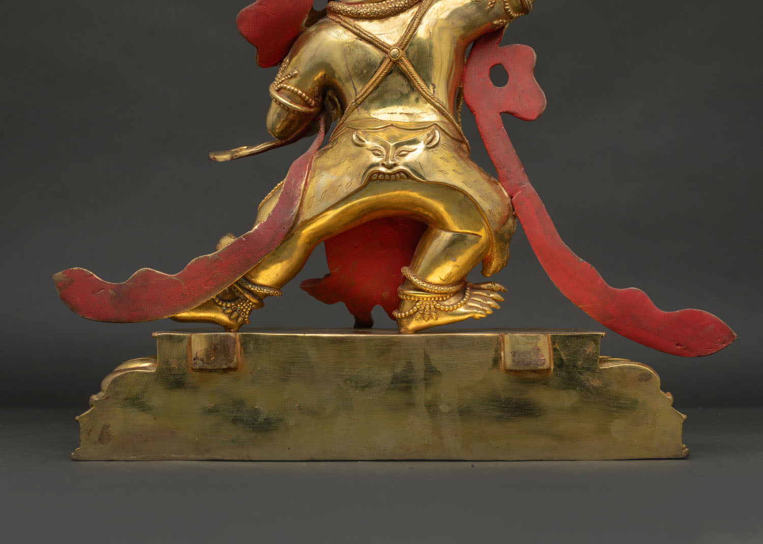 Vajrapani Statue | 24K Gold-Gilded Copper Art