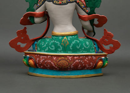 White Tara Statue | Sacred Feminine Deity of Mercy and Long Life